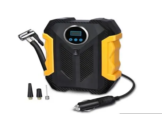 Portable Electric Car Air Compressor Pump for Car and Bike Tire, (1 piece)