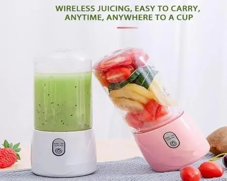  USB Rechargeable Personal Size Portable Blender for Smoothies and Shakes with Travel Sport Bottle, (1piece)
