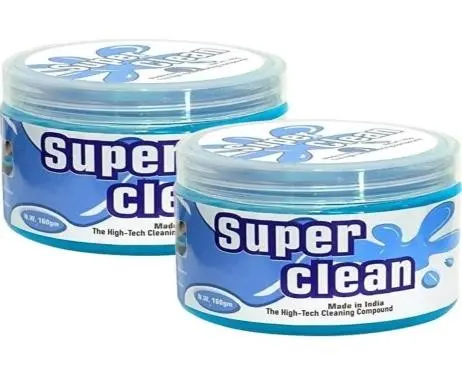 Dust Cleaner for Cars and Electronics, Super Clean Magic Gel Ideal for Laptop, Keyboard, and Home Windows Cleaning, (1 piece) , 160 g