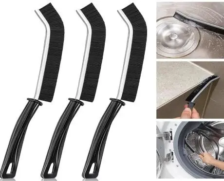 3 PCS Gap Cleaning Brush Hand-held Crevice Cleaning Tool Hard-bristled Window Groove Cleaning Brush, Small Crevice Cleaning Brushes for Blind, Baseboard, Fan, Window or Sliding Door Track,1 piece