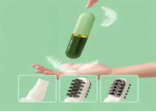 3-in-1 Multifunctional Shoe Brush, 1 Pack Travel Shoe Cleaning Brush with Sprayer, Portable Compact Shoe Cleaner for Sneaker, Suede, Nubuck Shoes (Green) 1 piece
