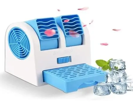  Mini Cooler for fragranced ambiance in Home & Kitchen, Car & Office work Table, Fragrance Air, USB & Battery Operated, 1 piece