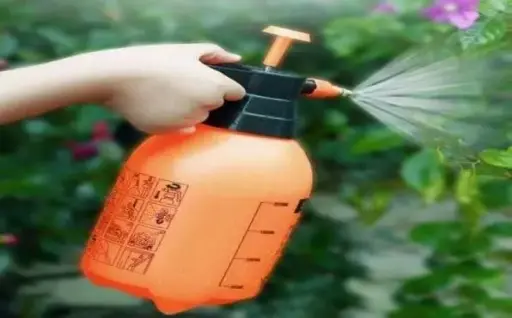 Pump Pressure Sprayer,Lawn Pestside Sprinkler,Water Mister,Spray Bottle For Herbicides, Pesticided, Fertilizers, Plant Flowers, orange 1 piece