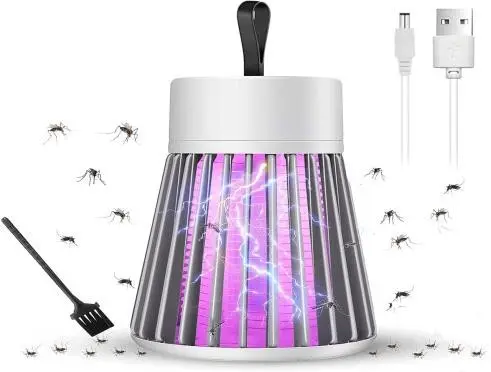 Tech-lobby Eco Friendly Electronic LED Mosquito Killer Machine Trap Lamp, Theory Screen Protector Mosquito Killer lamp for House, USB Power Electronic (White), 1 piece