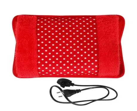 electric heating velvet gel bag water heating pad hot pouch , pack of 1 ,multicolor (electric heating velvet water bag)